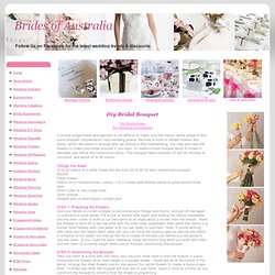 Diy Bridal Bouquet - Make Your Own Bridal Bouquet