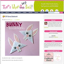 DIY Bunny Bookmark