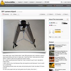 DIY camera tripod
