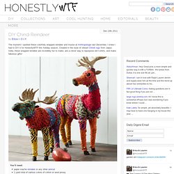 DIY Chindi Reindeer