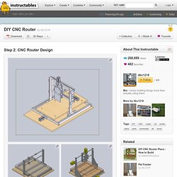 DIY CNC Router : CNC Router Design