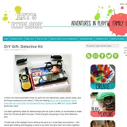 DIY Detective or Spy Kit for Kids