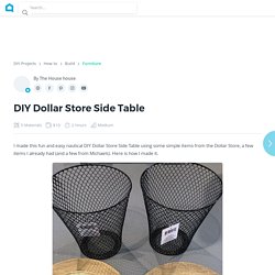 DIY Dollar Store Side Table