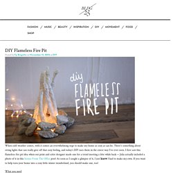 DIY Flameless Fire Pit