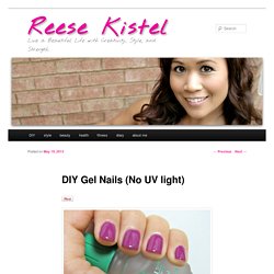 DIY Gel Nails (No UV light)