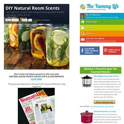 DIY Natural Room Scents