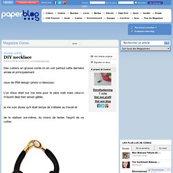 DIY necklace