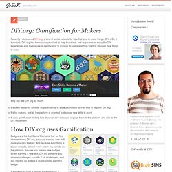 DIY.org: Gamification for Makers
