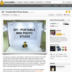 DIY - Portable Mini Photo Studio
