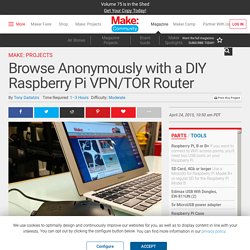 DIY Raspberry Pi WiFi VPN/TOR Router