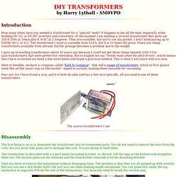 DIY TRANSFORMERS