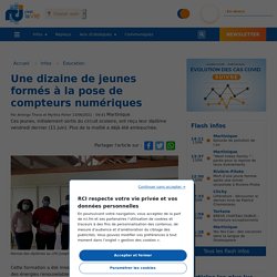 Une dizaine de jeunes formés à la pose de compteurs numériques...