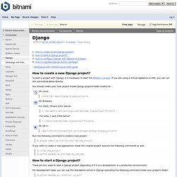 Django - BitNami documentation