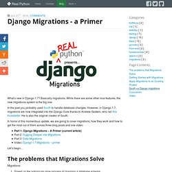 Django Migrations - A Primer - Real Python