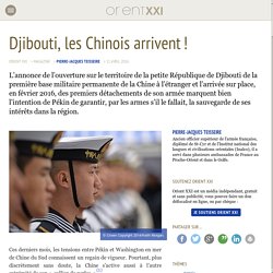 Djibouti, les Chinois arrivent !