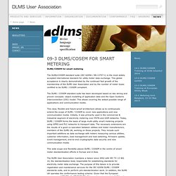 09-3 DLMS/COSEM for smart metering