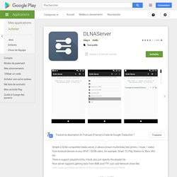 serveur DLNA Android