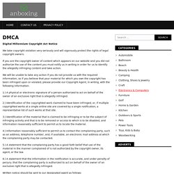 DMCA - Best Products For You & Your Home