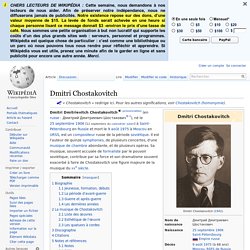 Dmitri Chostakovitch