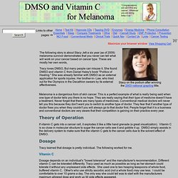 DMSO and Vitamin C
