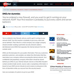 DMZs for dummies