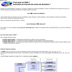 Comprendre l&#039;ordinateur - DNS