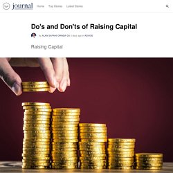 Do's and Don'ts of Raising Capital