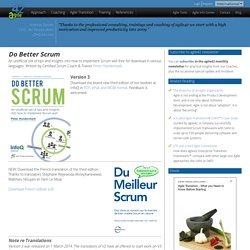 Do Better Scrum (Repaso general optativo)