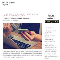 Do Google eBooks Work On A Kindle?