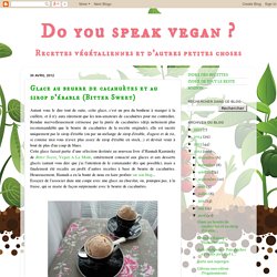 Do you speak vegan ? : avril 2012