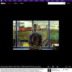 Dobuzhinsky, Mstilav (1875-1957) - 1905 Portrait of Art Critic and Poet Constantin Sunnenberg (Tretyakov Gallery)