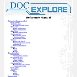 DocExplore Reference Manual