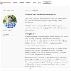 Using Docker for Development – The Basics