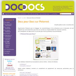 Docs pour Docs sur Pinterest