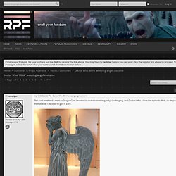 Doctor Who 'Blink' weeping angel costume