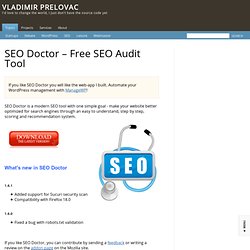 SEO Doctor – Free SEO Audit Tool
