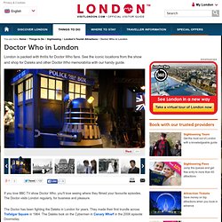 Doctor Who in London - Things To Do
