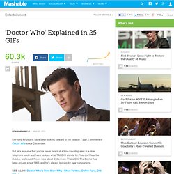 'Doctor Who' Explained in 25 GIFs