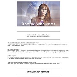 Doctor Who recs by Lanta