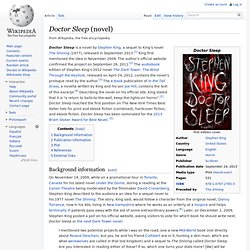 Doctor Sleep (novel)
