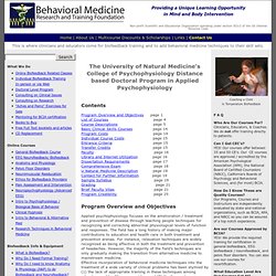 Behavioral Medicine Research & Training Foundation