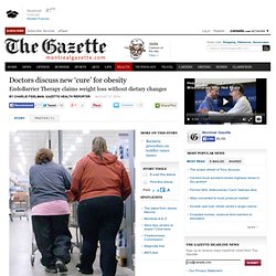 Doctors discuss new ‘cure’ for obesity