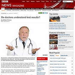 Do doctors understand test results?