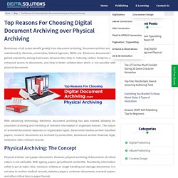 Digital Document Archiving Vs Physical Archiving: Complete Guide