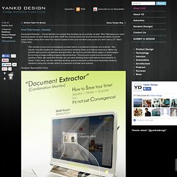 Document Extractor - Combi Monitor, Screen & Printer by Byeong Min Choe