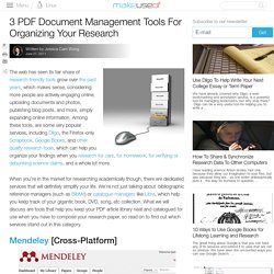 3 PDF Document Management Tools For Organizing Your Research