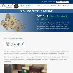 sign documents online