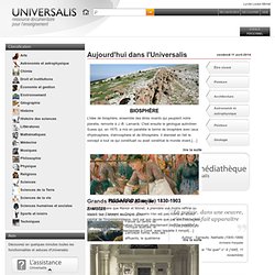 Universalis : Ressource documentaire pour l'enseignement