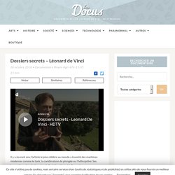 Documentaire "Dossiers secrets – Léonard de Vinci" en streaming