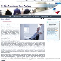 SFSP- Soins palliatifs-Dossier documentaire